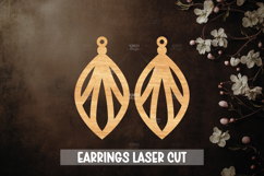 24 Boho Style Laser Cut Earrings SVG File Product Image 6