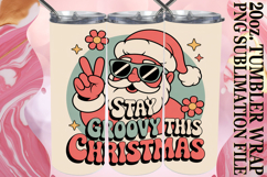 Dreamy Reflections 20oz tumbler wrap, Funny Santa Product Image 1
