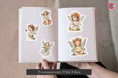 Whimsical Floral Fairy Girls Clipart Bundle Product Image 5