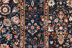 Floral patterned fabric with intricate designs Product Image 1