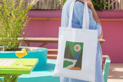 Modern Mountain Landscape Embroidery Design Product Image 5