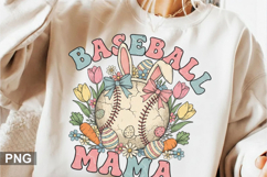 Baseball mama Sublimation - Easter PNG Design Product Image 1