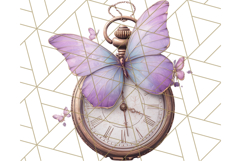 Vintage Butterfly PNG Clipart, Fairytale Cottagecore Images Product Image 5