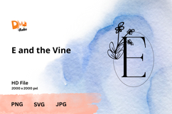 and the Vine Monogram Product Image 1