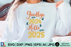 Happy New Year SVG Design, New Year SVG, New Year design Product Image 1