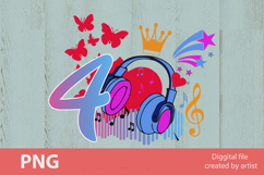 Birthday girl png, Birthday princess png, princess, number Product Image 1