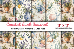 Coastal Junk Journal Pages JPG Product Image 1