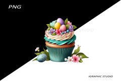 Easter Cupcake Clipart Product Image 1