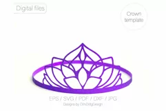 Princess crown svg Birthday party crown Princess tiara Product Image 7