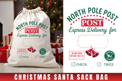 North Pole SVG| Christmas Gift Bag Product Image 1