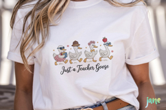 Teacher Embroidery Clipart Sublimation Product Image 2