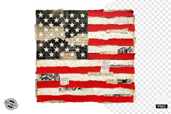 Collage American Flag Clipart Product Image 1