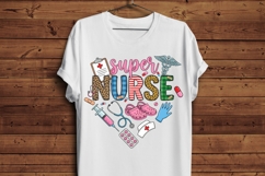 Super Nurse PNG, Nurse Sublimation Design, Nurse Life Product Image 5