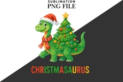Christmasaurus png design for T-shirts Product Image 2