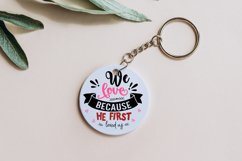 Valentine Keychain svg bundle, Valentines Day Keychain SVG Product Image 5