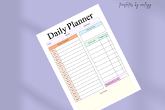 Daily Planner Aesthetic Template | Editable Canva Layout Product Image 5
