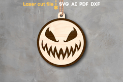 Halloween Garland SVG laser cut files for Glowforge Product Image 5