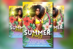 Big Summer Party Flyer, Summer Canva Flyer, Summer Pool Product Image 5