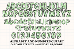 St patrick alphabet png clipart, st patrick letters doodle Product Image 5