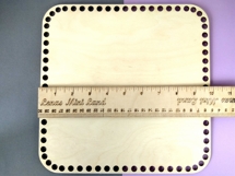 Basket base square shape 10 inch 25 cm laser cut file craft Product Image 5