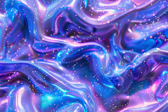 Holographic Glitter Swirl Background in Blue Purple Tones Product Image 1