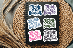 Take Me To The Bookstore PNG and SVG 10 Colors/Variations Product Image 5