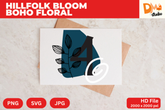 Hillfolk Bloom Boho Floral Monogram Product Image 1