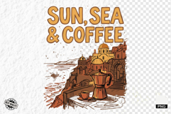 Summer Coffee PNG Sublimation Product Image 1