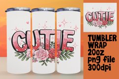 DIY 20oz Tumbler Wrap File , Valentines Product Image 1
