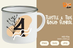 Thistle &amp; Tide Boho Floral Monogram Product Image 1