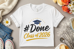 Class Of 2026 PNG: Graduation Celebration Senior Party png Product Image 2
