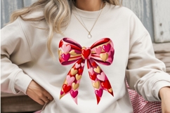 alentine Heart Bow PNG Bundle | 7 Cute Red &amp; Pink Ribbon Product Image 3