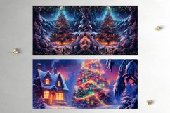 Futuristic Christmas | xmas Mug Sublimation design bundle Product Image 5