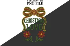 Christmas love png design for T-shirts Product Image 2