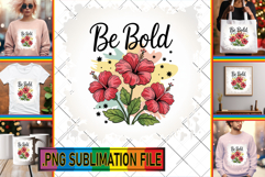 Dazzling TOTE BAG Designs PNG, Flowers Quote Product Image 1