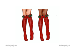 Xmas mother daughter clipart Product Image 4