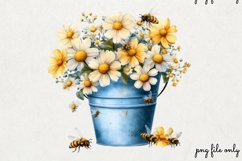 Spring Bees Clipart PNG Product Image 1