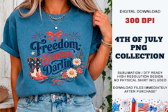 Freedom Season Darlin PNG | Sublimation DTF Product Image 4