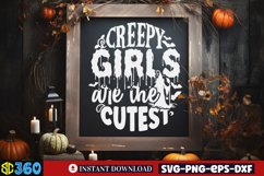 Creepy girls are the cutest SVG, Witch Quote SVG Bundle Product Image 3