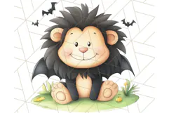 Halloween Animal Costumes PNG, Cute Spooky Animals Clipart Product Image 5
