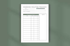 Morning Routine Tracker Template | Editable Canva Product Image 4