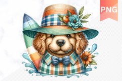 Summer Dog Sublimation - Clipart PNG Design Product Image 1
