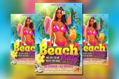 Beach Party Flyer Template, wet party, boat party invite Product Image 5