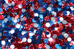 Red White Blue Confetti Glitter Texture Background Paper Product Image 1