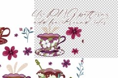 Teacup digital papers Product Image 5