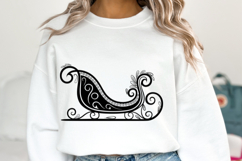 Christmas Sleigh Svg | Christmas svg | Shirt Svg Product Image 1