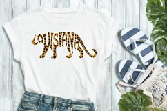 Jaguar Cut File| Louisiana Word Art Product Image 1