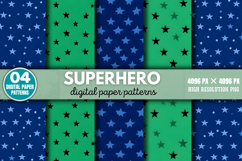 Superhero Digital Paper Background PNG Product Image 1