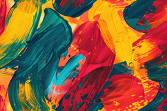 Vibrant Abstract Paint Background with Bold Brush Strokes Product Image 1