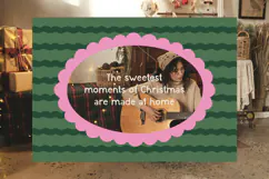 Vintage Christmas Photo Frames PNG Product Image 5